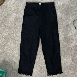 J. Crew Linen Pom Pom pants